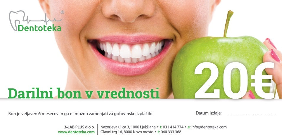 Darilni bon v vrednosti 20 €