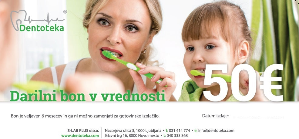 Darilni bon v vrednosti 50 €
