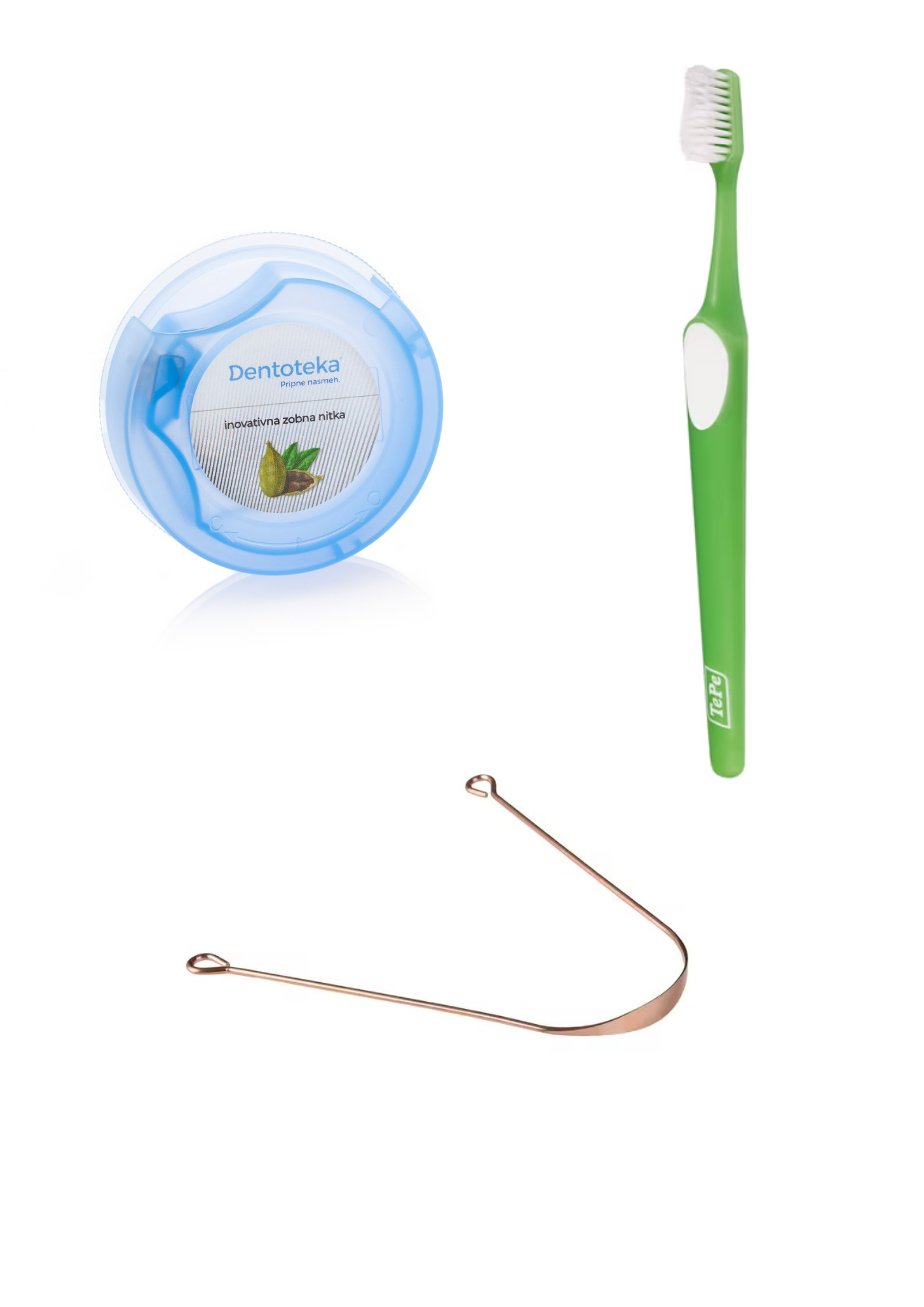 3-LAB SET ZA USTNO NEGO (Tepe Supreme + Bakreno strgalo + Dentoteka Nitka)