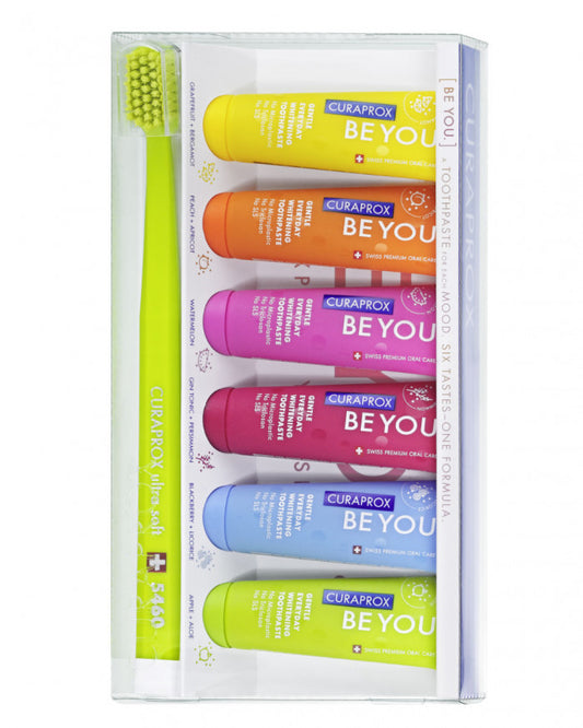 Curaprox Be You, set zobnih past s ščetko