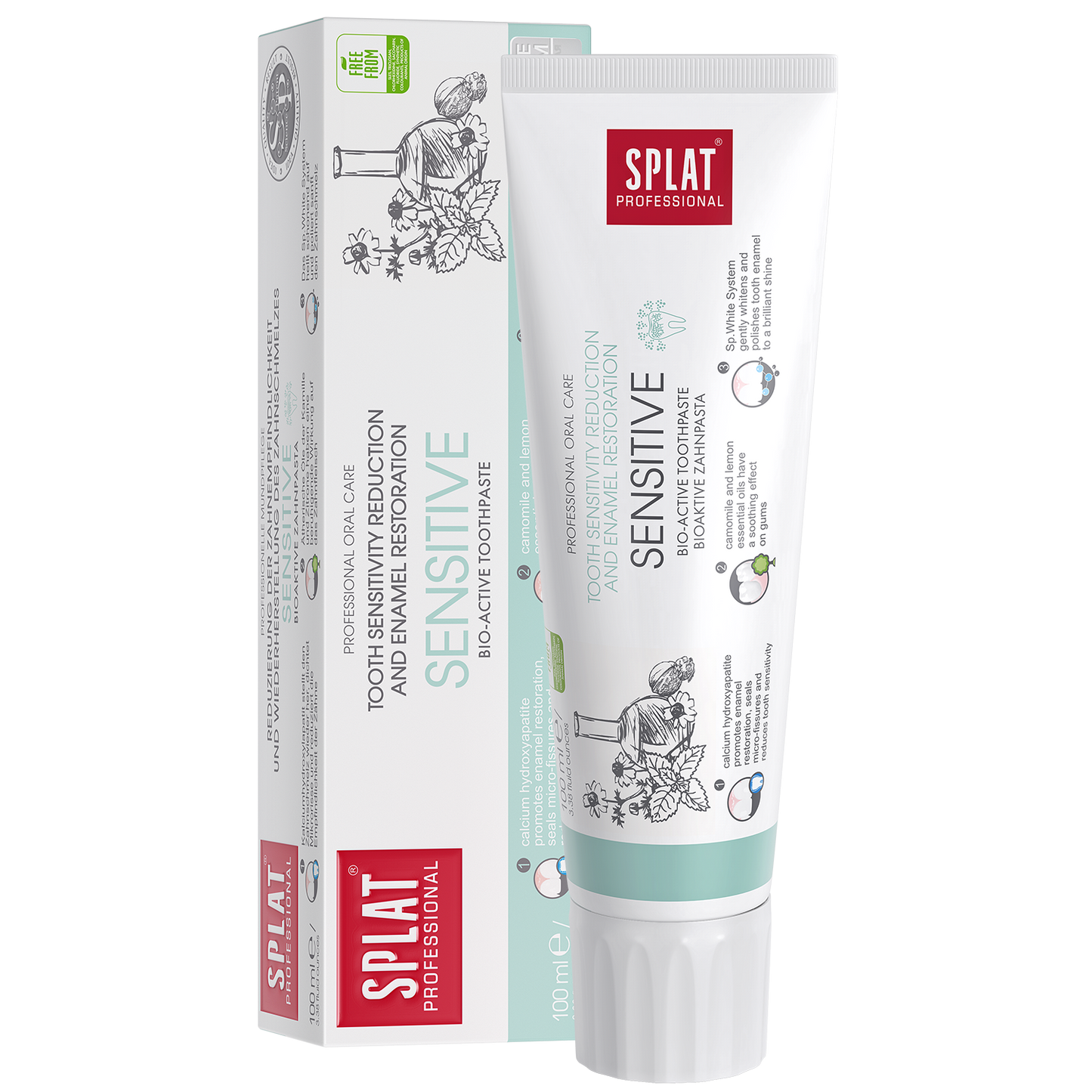Splat SENSITIVE zobna pasta, 100ml