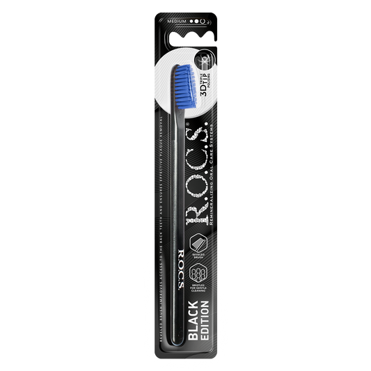 Zobna ščetka R.O.C.S.®Black Edition, medium