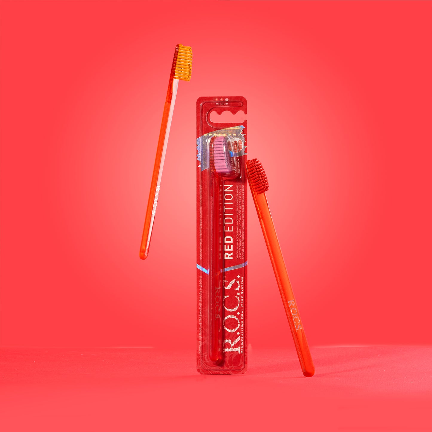 Zobna ščetka R.O.C.S.®Red Edition, medium