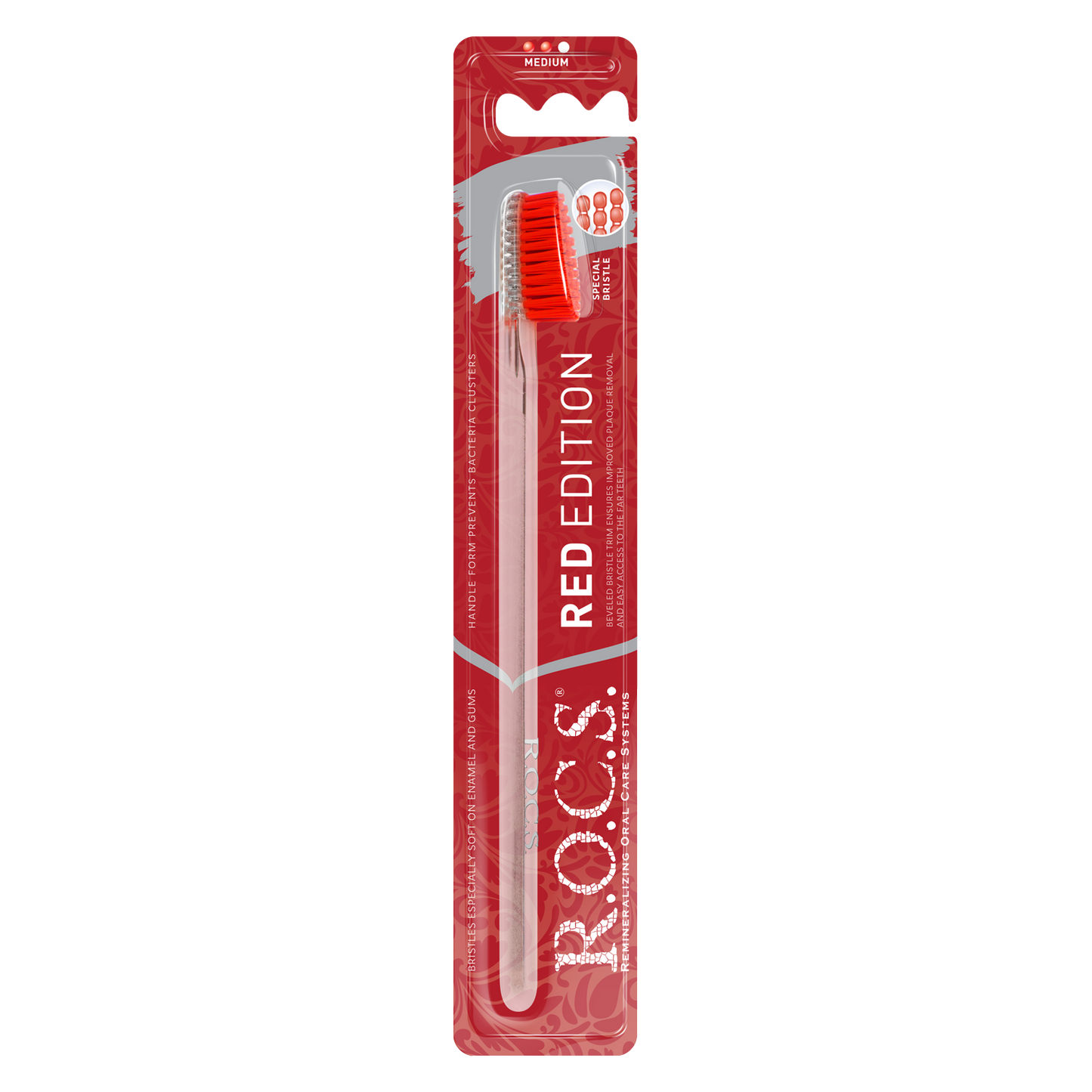 Zobna ščetka R.O.C.S.®Red Edition, medium