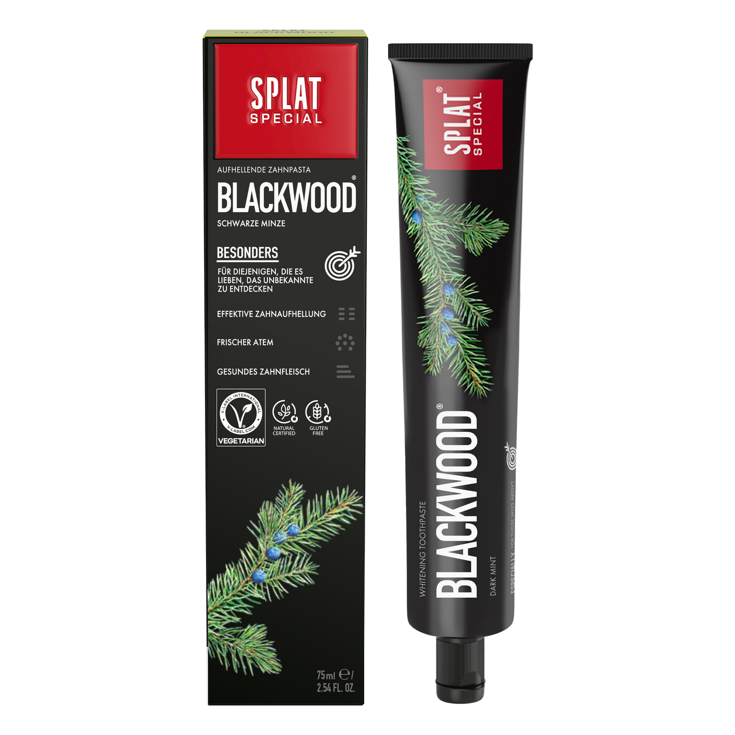 4+1 gratis - Splat BLACKWOOD zobna pasta, 75ml